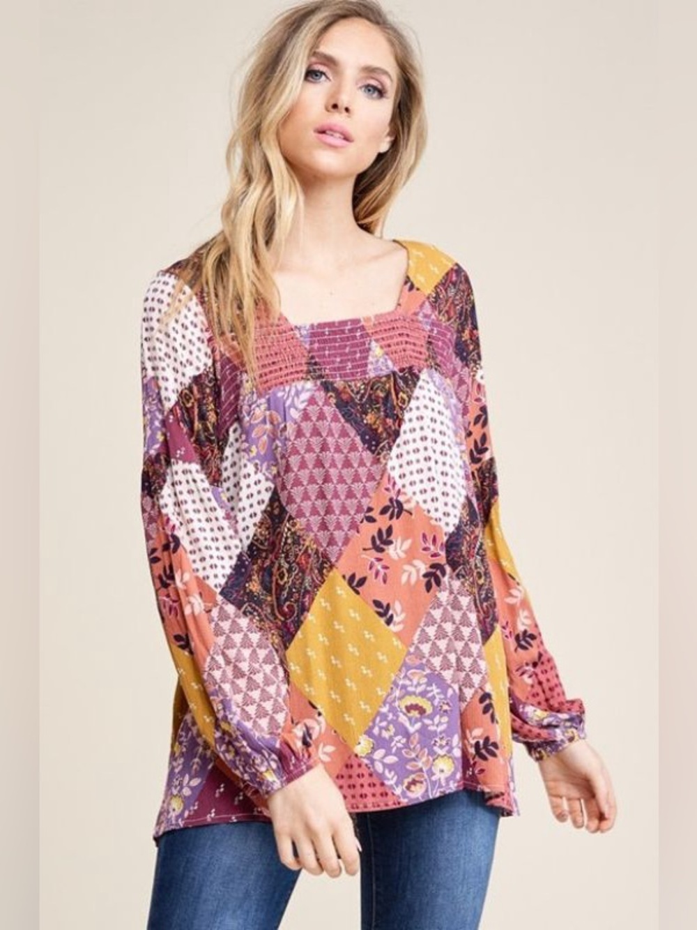 Staccato patchwork blouse - Picture 6 of 8